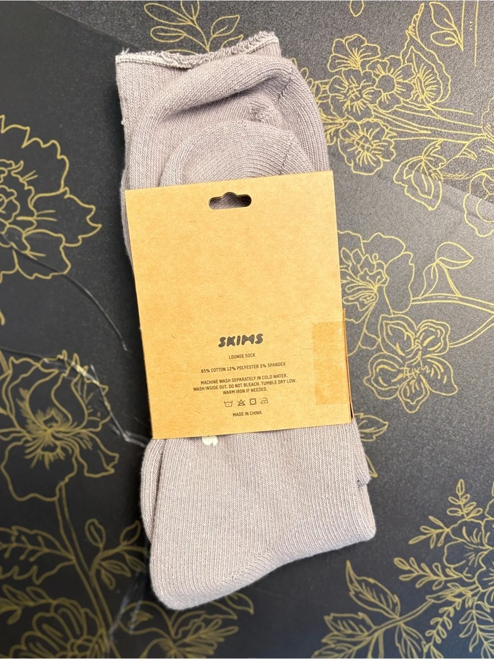 SKIMS Men's Lounge Sock | Phosphorous | NWT 🏷️